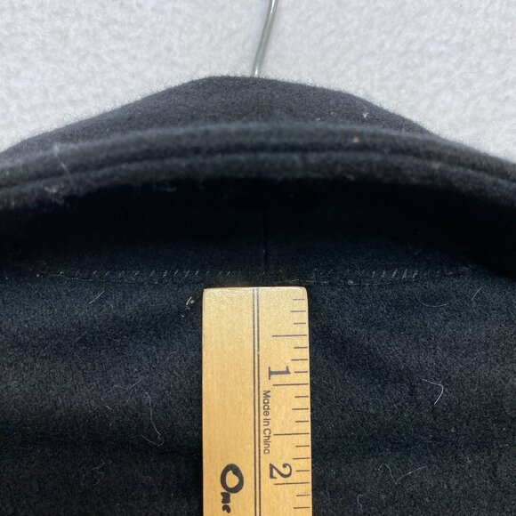 DSCP Quarter Deck Collection Pea Coat Mens 40L Navy Black Wool US NAVY - Picture 12 of 12